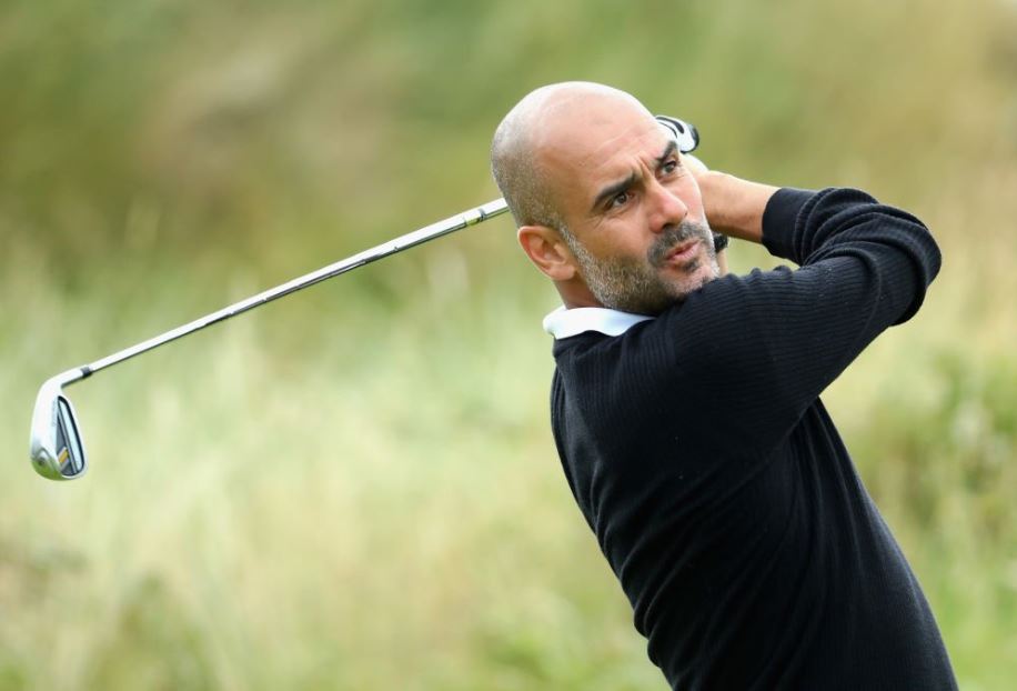 Pep Guardiola golf