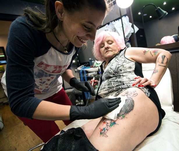 Viv-Bodycote-gets-a-tattoo-of-Jose-Mourinho-from-Dilyana-at-Hink-Me-Tattoo-Parlour-in-Hinkley