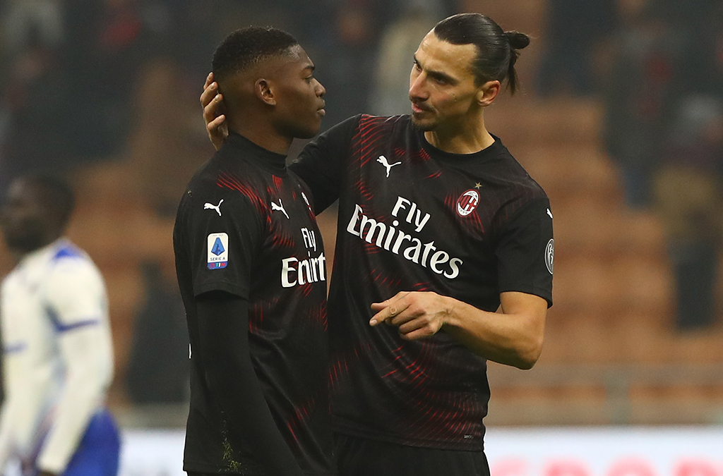rossonerisiamonoi-milan-sampdoria-rafael-leao-zlatan-ibrahimovic