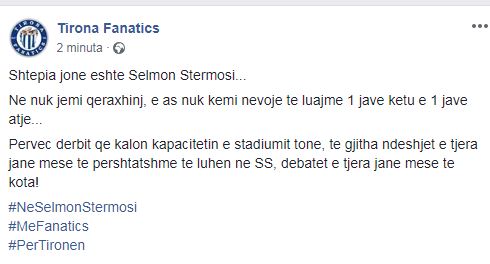 tirona fanatics njoftim