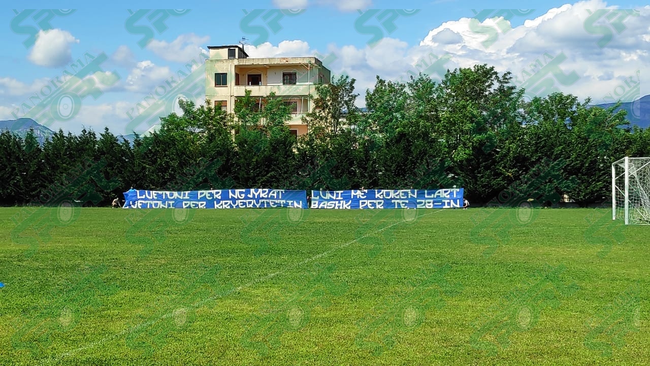 Tifozet banderola tirana