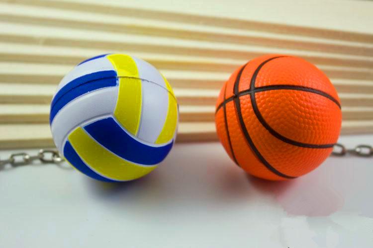 soft-foam-big-volleyball-basketball-key-pendant