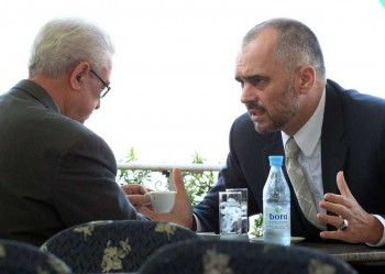 rama-pellumbi Servet Pëllumbi dhe kreu i PS, Edi Rama