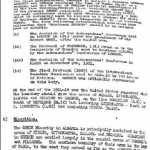 Faksimile e raportit bitanik me 1945 për raportet
shqiptaro-greke gjatë kohës së luftës