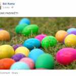 Urimi i Ramës në Facebook: Gëzuar Pashkët!
