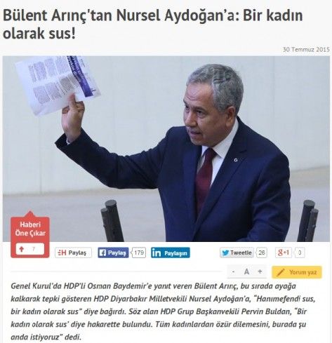 Lajmi i publikuar nga mediat turke