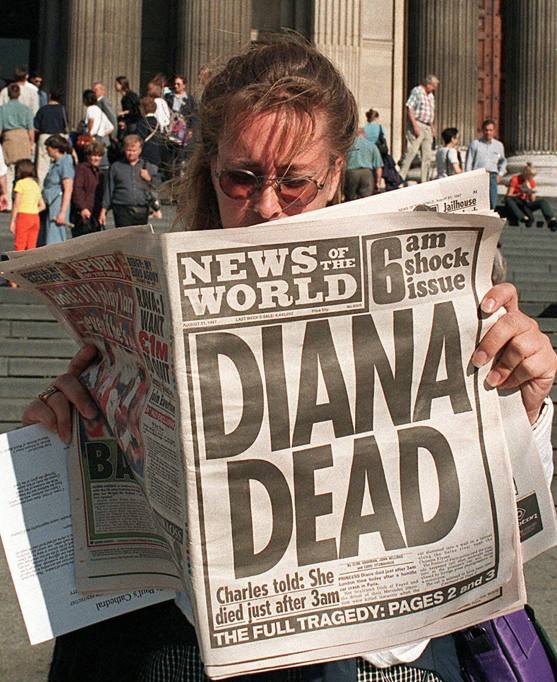 Diana 19- Lajmet per aksidentin e Lady D