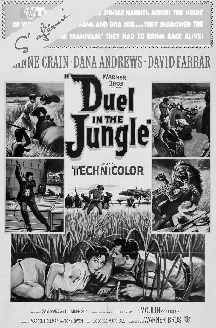 Posteri i filmit “Duel në xhungël”
