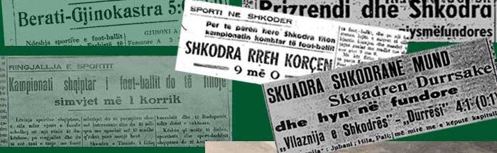 Kampionatet 1939, 1940, 1942 në titujt autentikë të gazetave të kohës