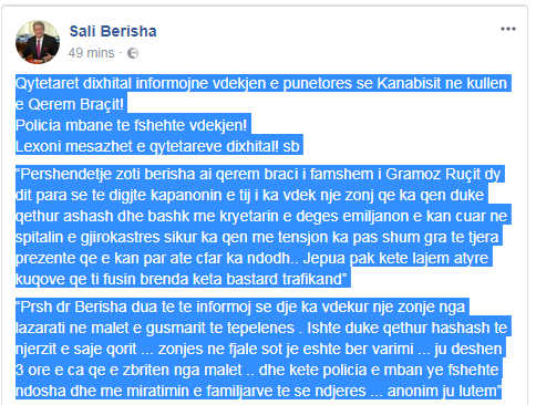 berisha status