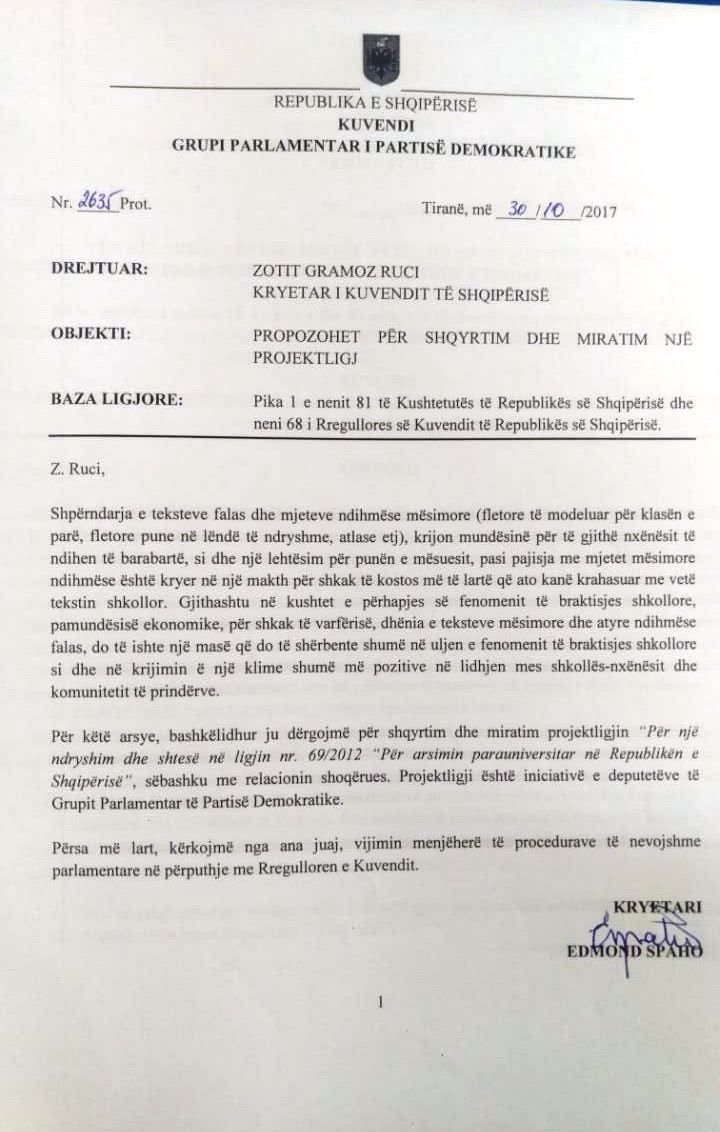 propozim PD tekstet shkollore 1