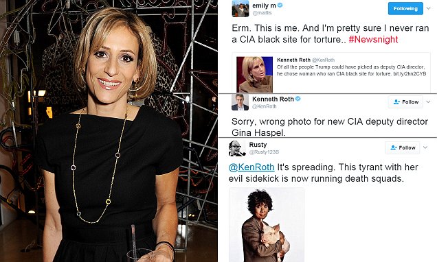 Journalist Emily Maitlis attends the switching-on of the Stella