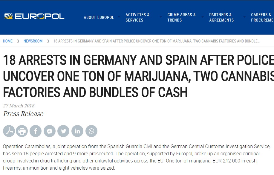 europol droga