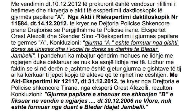 faksimile e vendimit te gjykates