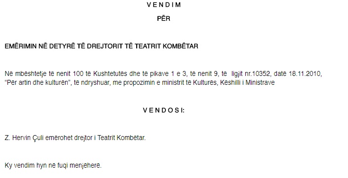 vendimi