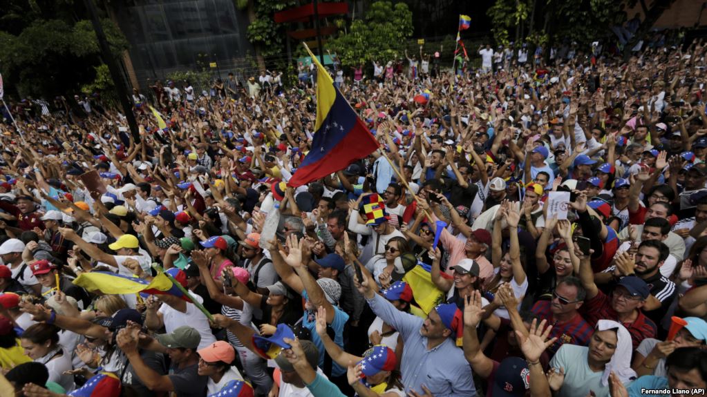 Protesta antiqeveritare në Venezuelë