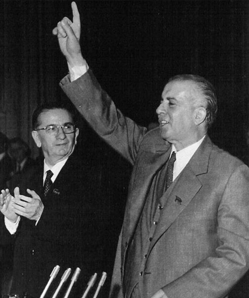 Enver Hoxha dhe Hysni Kapo