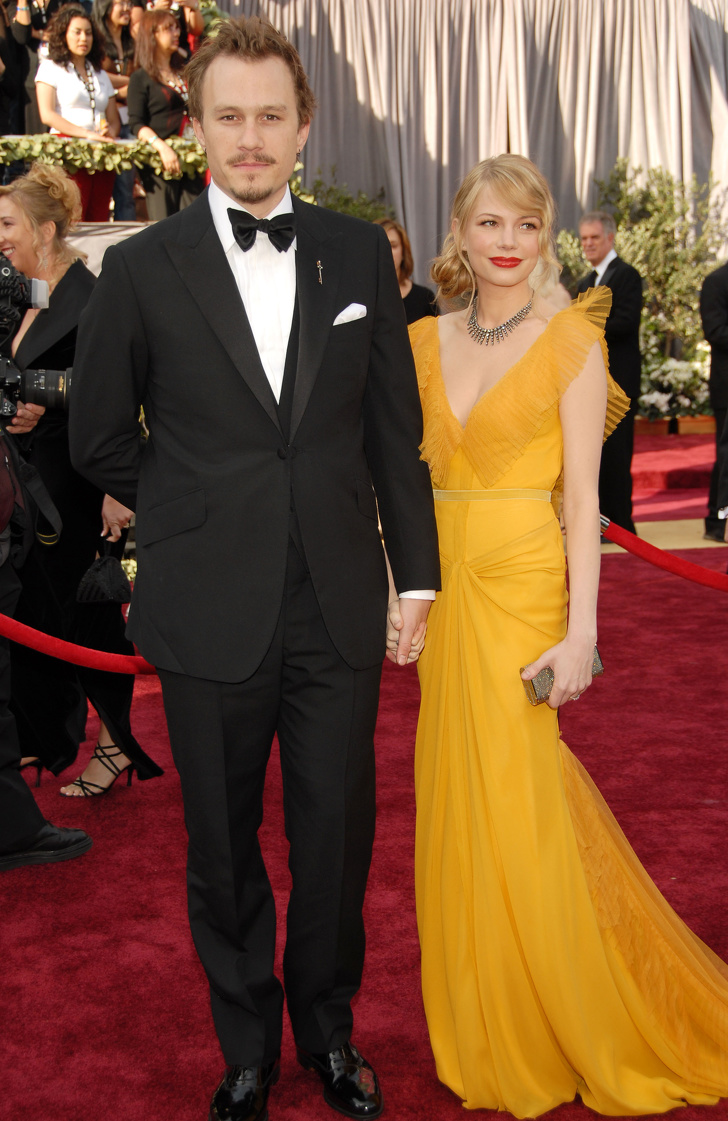 Heath Leger and Michelle Williams at the Kodak Theatre in Hollywood, California (Photo by Kevin Mazur/WireImage)