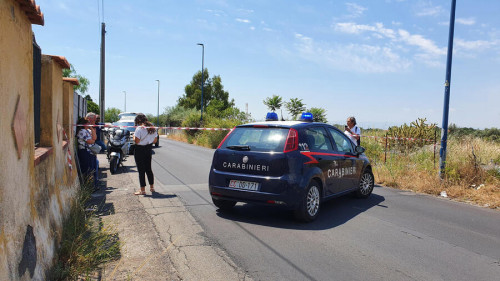 The place where the body of Elena, the girl who disappeared yesterday, was found in Mascalucia, Catania, Italy, 14 June 2022. It was the mother who found the body of Elena, the 5-year-old daughter whose kidnapping by armed men yesterday reported. This is what ANSA learns. The woman left her home in Mascalucia a little while ago, in her car, accompanied by the carabinieri. ANSA/ORIETTA SCARDINO