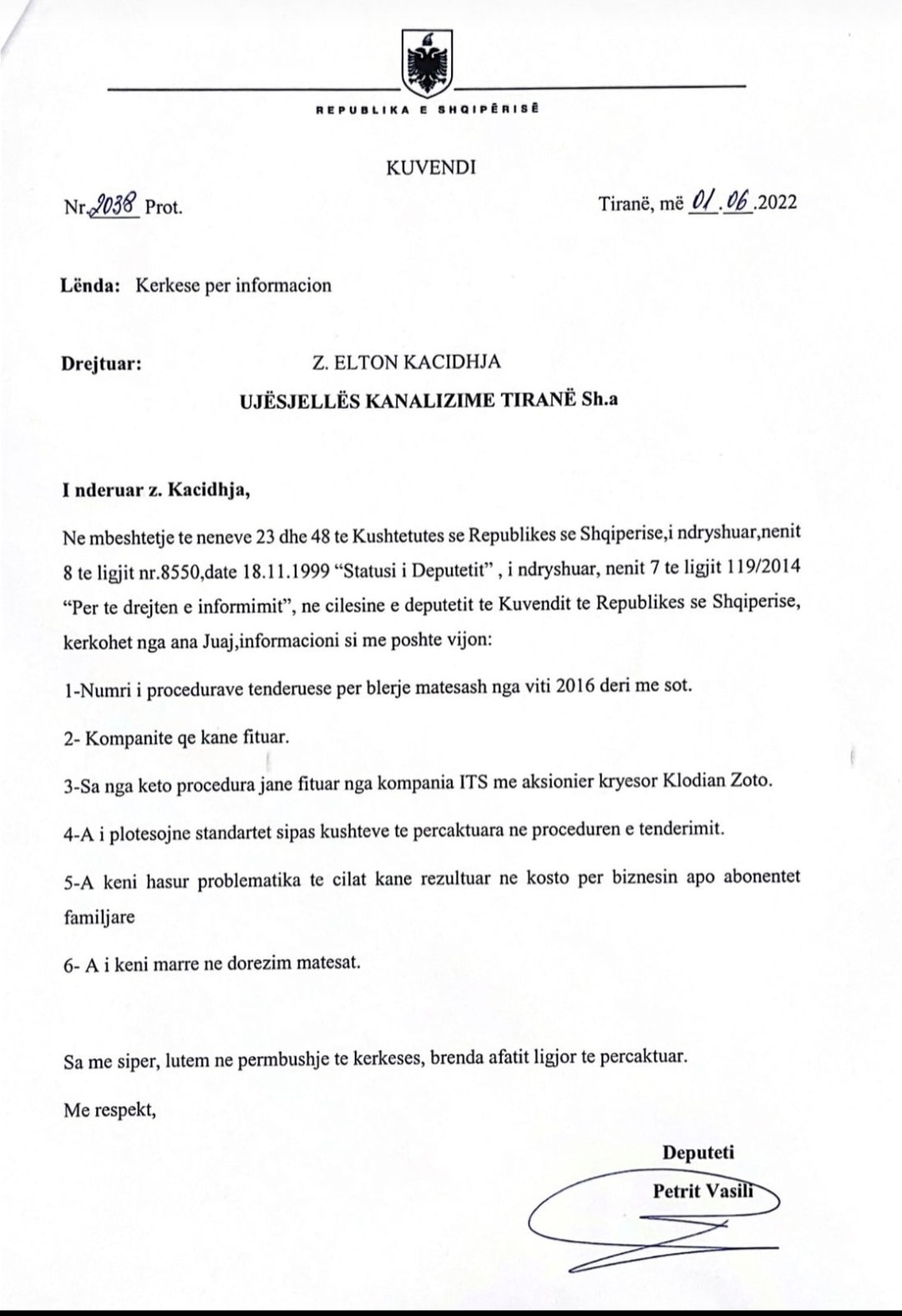 shkrese kuvendit vasili incenerator