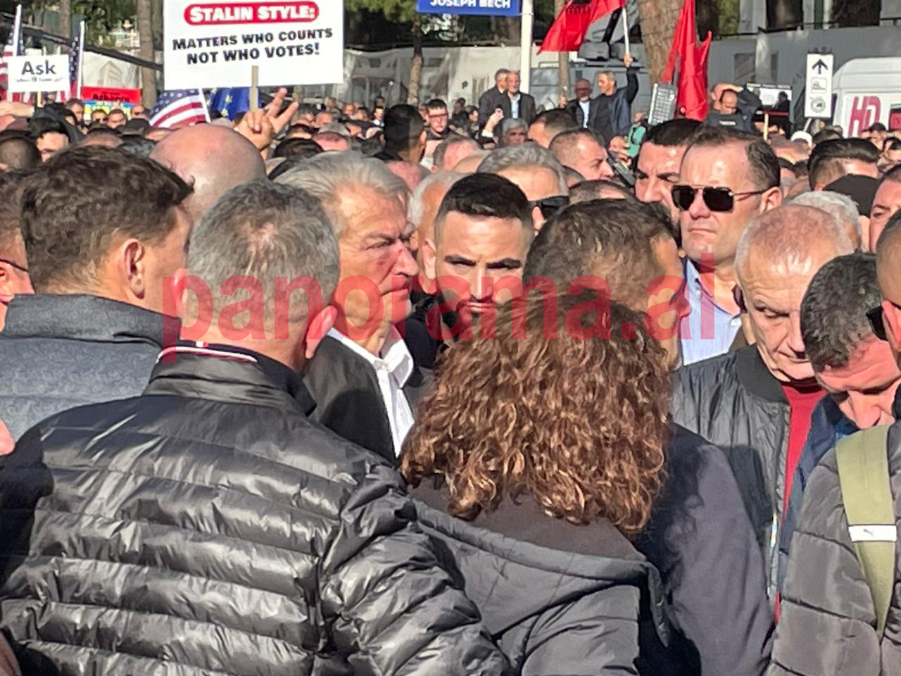 sali berisha proteste grusht gjakosje13