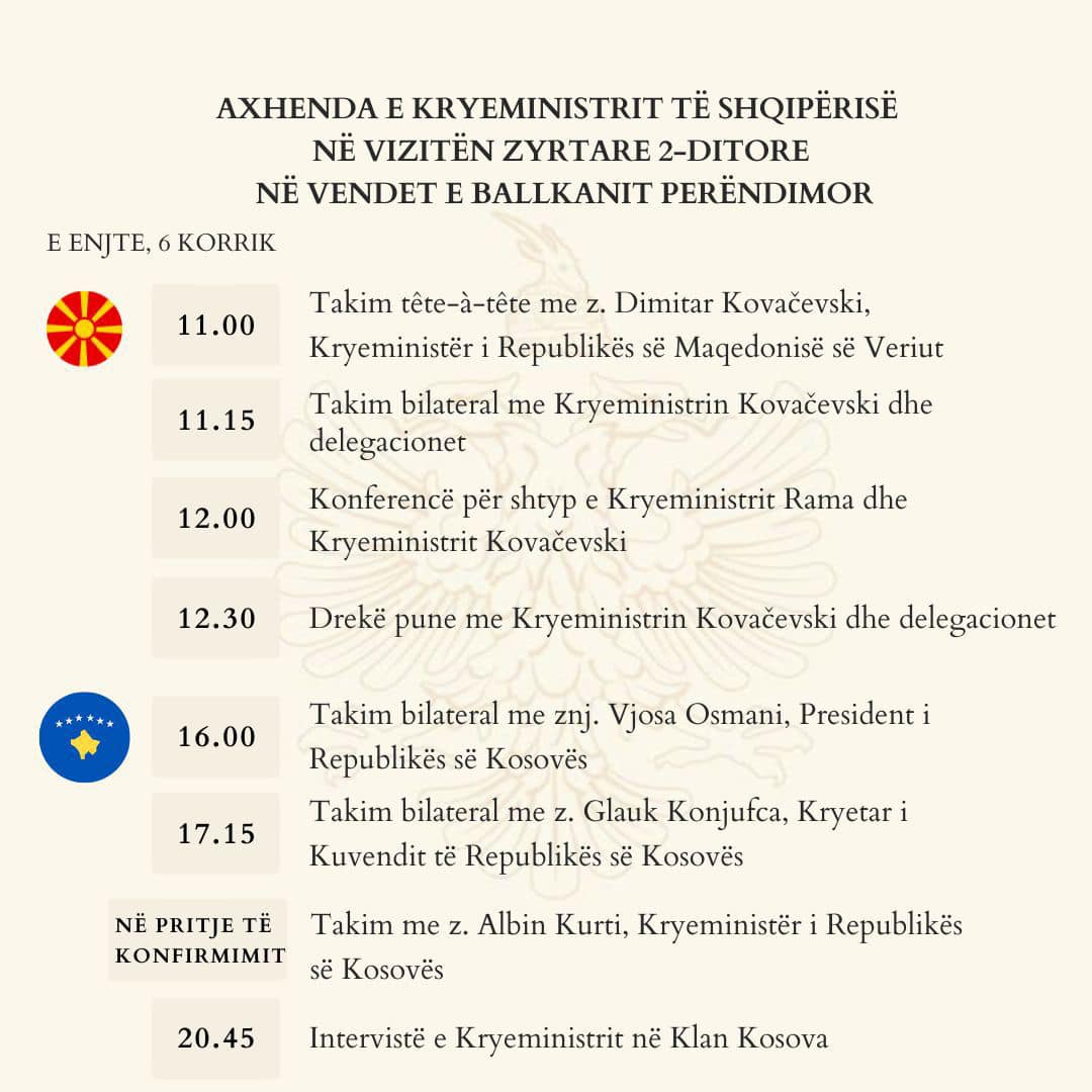 edi rama agjenda