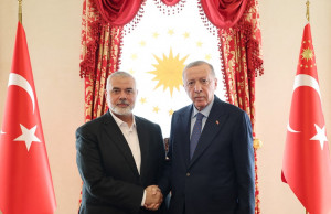 Recep Tayyip Erdogan dhe Ismail Haniyeh