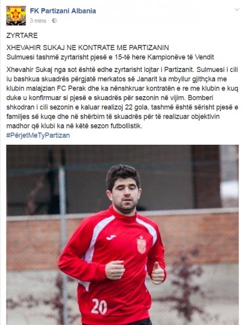 Muzaka zyrtare Partizani