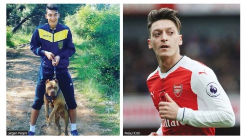 jurgen peqini mesut ozil
