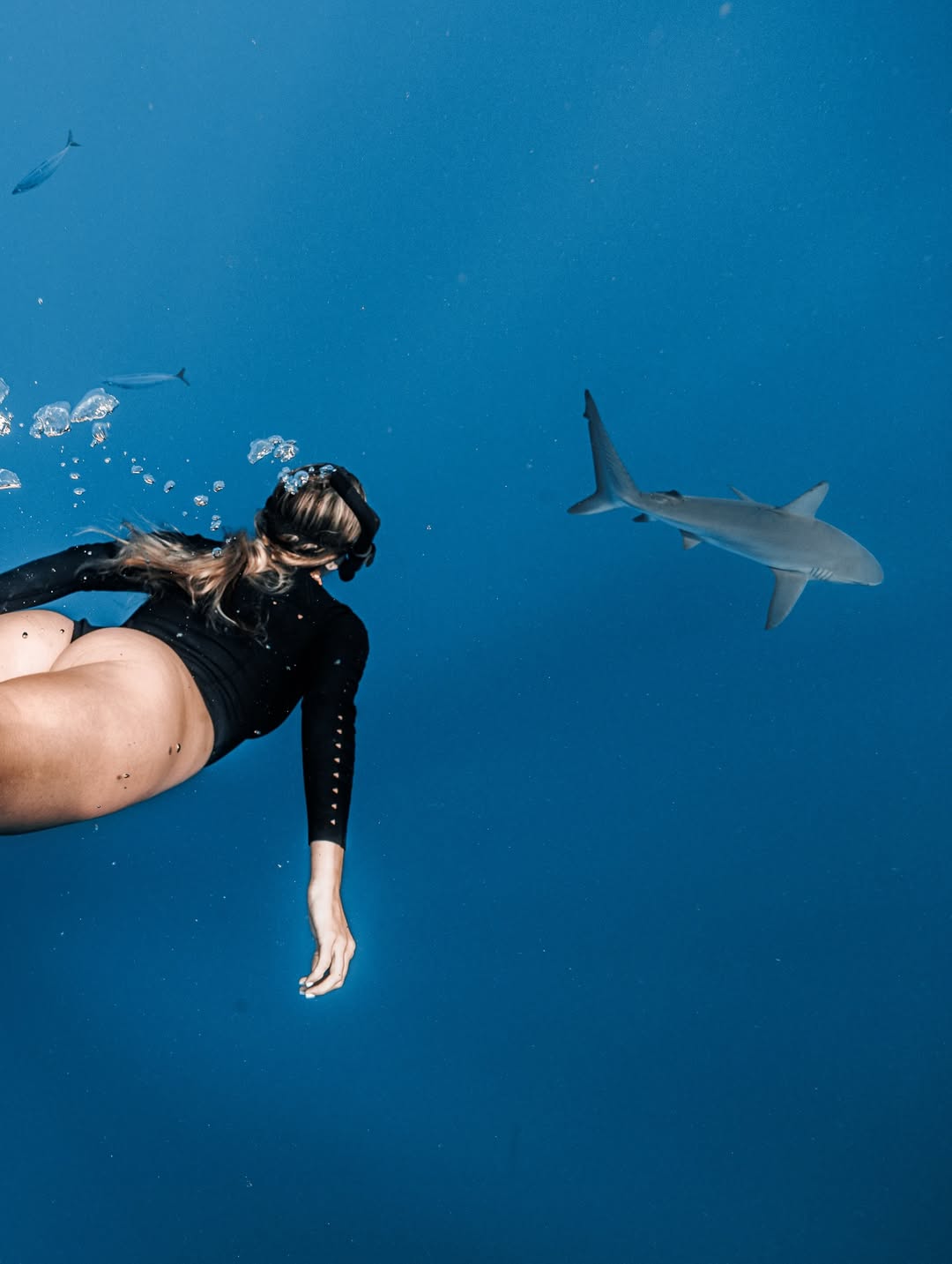 playing mermaids