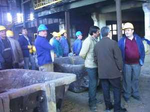 burrel, metalurget ne greve