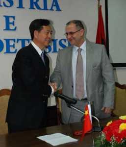ministri vasili dhe zv.ministri kinez xiaohong