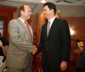 Basha,-gjate-nje-takimi-me-Ambasadorin-e-OSBE-ne-Tirane-Eugen-Wollfarth