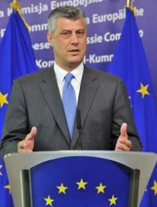 Kosovo's Prime Minister Hashim Thaci h