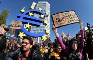 'Occupy Wall Street' in Frankfurt