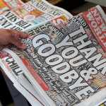 Numri i fundit i "News of the World"