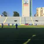 Pergatitjet ne stadiumin "Qemal Stafa"