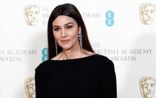 Monica-Bellucci-during-BAFTA-Awards-2015