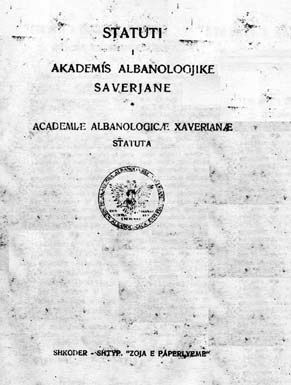Statuti i akademisë albanologjike saverjane