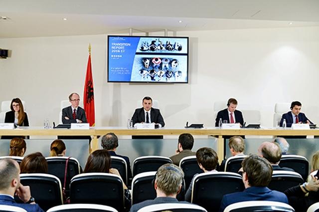 Dje, gjatë prezantimit të raportit të BERZH