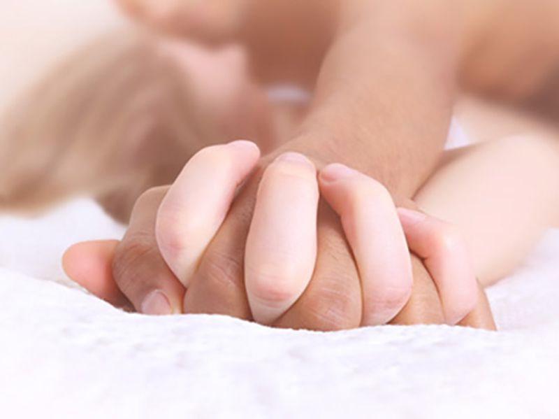 Couple making love