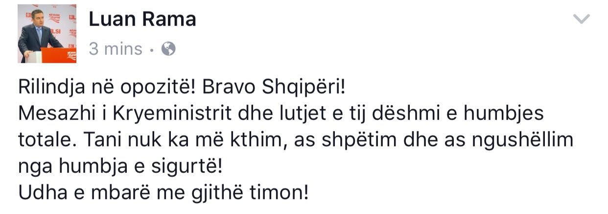 luan rama rilindja ne opozite