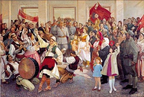 "Shpallja e Republikës", vepër nga Fatmir Haxhiu