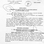 Faksimile e procesverbalit të mbledhjes së Byrosë Politike