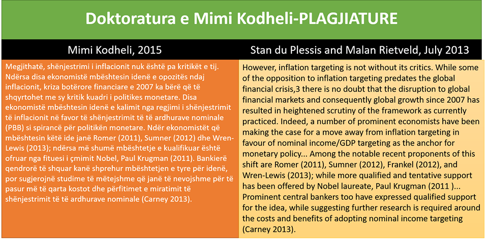 plagjiatura mimi kodheli