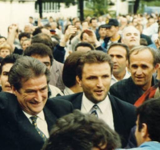 Sali Berisha gjatë fushatës referendare