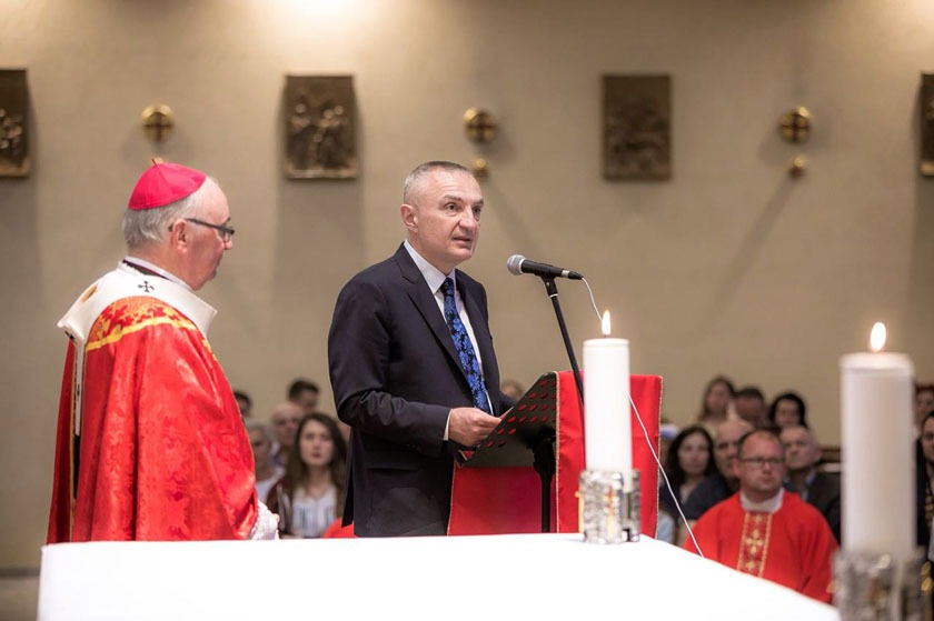 Presidenti Meta uron Kryetarin e Konferencës Ipeshkvnore, Shkëlqesinë e Tij, George Frendo