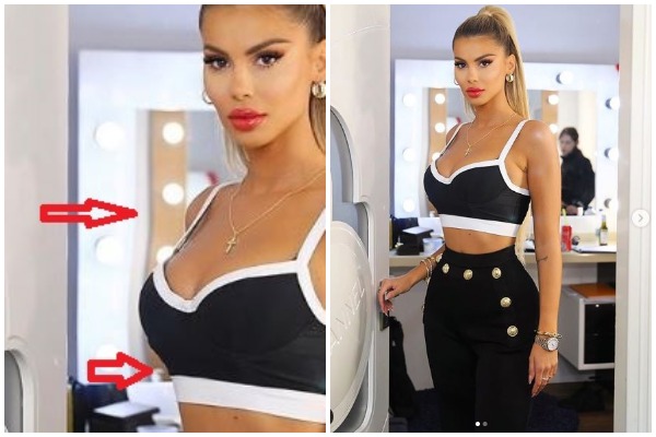 Luana Vjollca photoshopi
