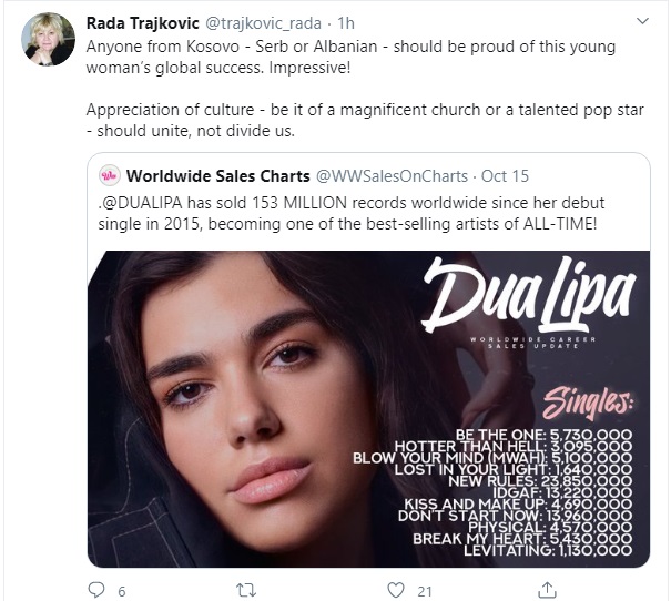 ish deputetja per dua lipa