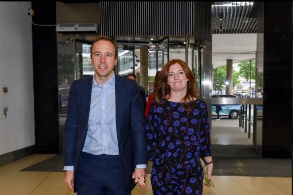  Matt Hancock dhe bashkëshortja Martha Hoyer Millar 